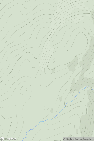 Thumbnail image for Meall Dubh [Knapdale and Kintyre] showing contour plot for surrounding peak